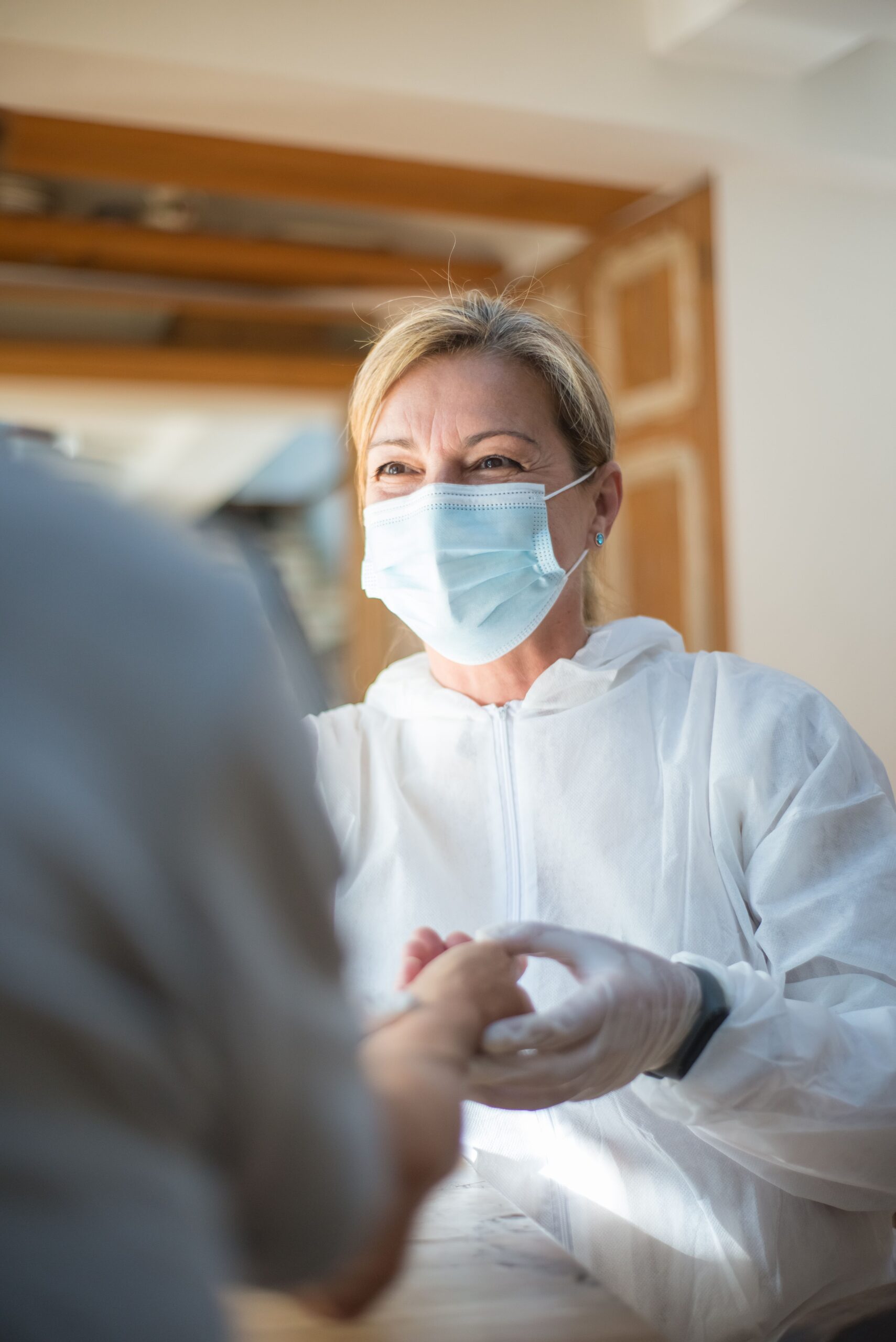 Caregiver providing companionship and social engagement